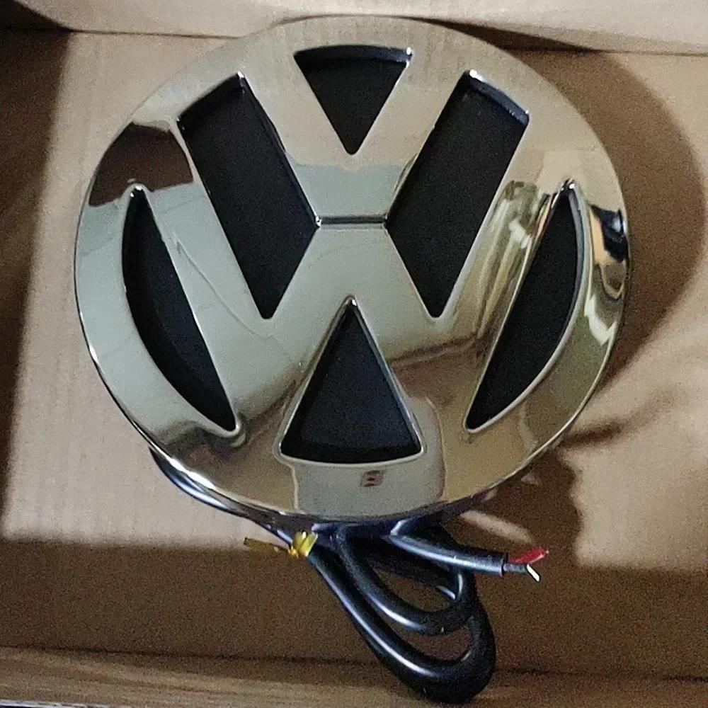 For VOLKSWAGEN VW 11cm LED Car Front Rear Emblem Badge Sticker For VW Polo Golf Jetta Beetle CC Tiguan Touran Passat MK7 MK5 B5