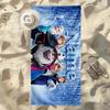Custom Name Frozen Friends Stylish Printed Beach Towel,a Quick-drying, Absorbent Mat Suitable for the Beach, Pool, Gym, and Travel Fans Gift