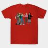 Ανδρικό Μαύρο T-shirt με Εκτύπωση The Breakfast Club Εκτύπωση με Χαρτί Μεταφοράς Χωρίς Κόψιμο Βαμβακερό T-shirt