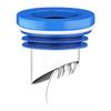 Toilet Flange Wax Ring with Backflow Prevention Valve, Toilet Leak-Proof Rubber Seal Drain Pipe Sealing Ring, Toilet Flange Sealing Ring Check