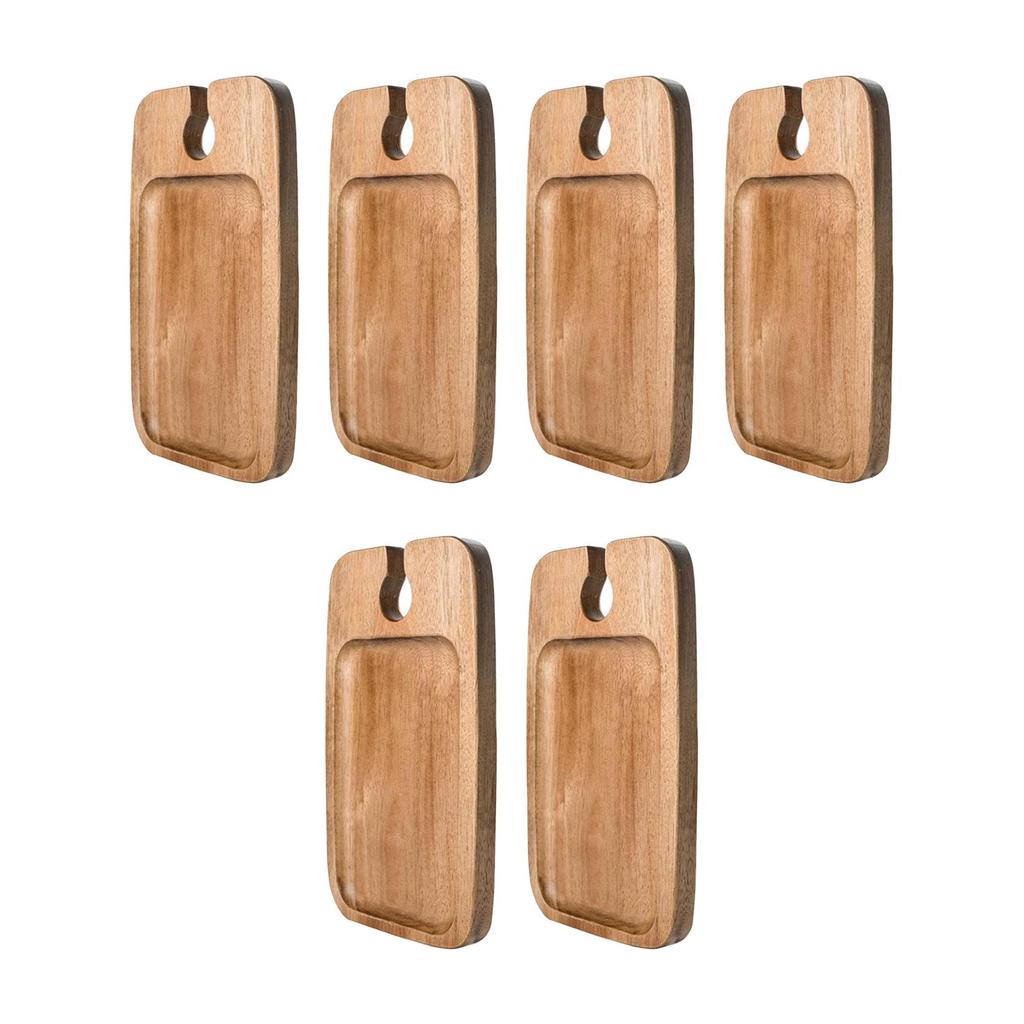 Wine Appetizer Plates, Serving Plates, Tray Plates with Wine Holder, Charcuterie