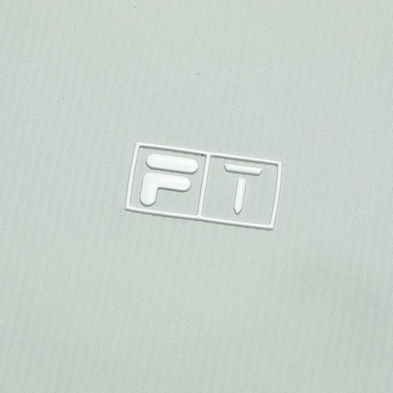 Fila Golf Series Fashionable Minimalist Comfortable Short Sleeve Polo Shirt Women Tops Fog-Gray A11W625114FGY