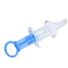 Baby Medicine Dispenser with Silicone Pacifier Chokeproof Syringe Type Pet Feeding Syringe Reusable Oral Liquid Feeder