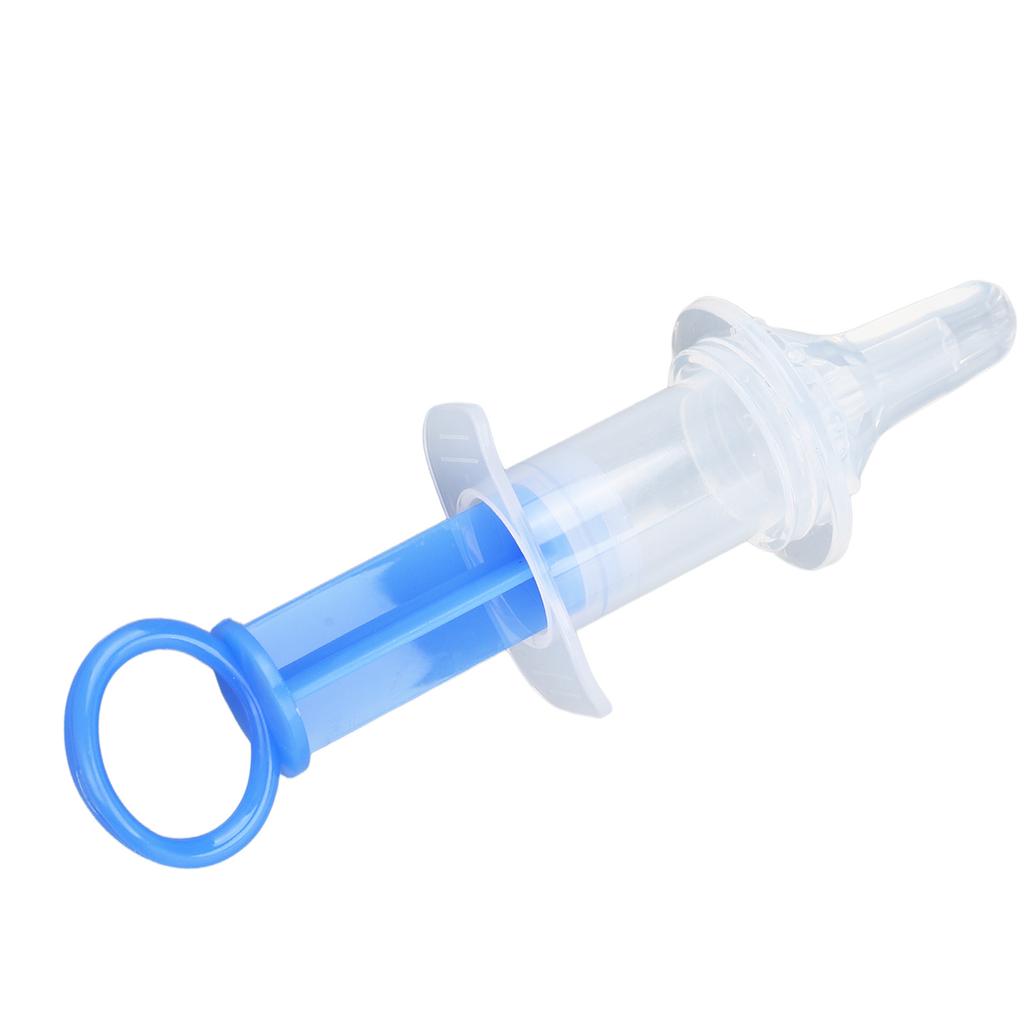 Baby Medicine Dispenser with Silicone Pacifier Chokeproof Syringe Type Pet Feeding Syringe Reusable Oral Liquid Feeder