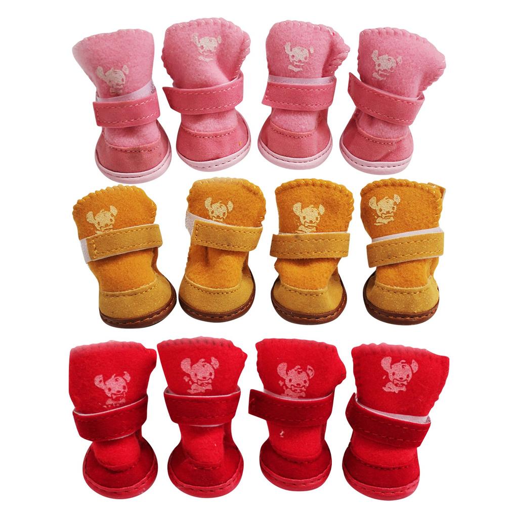 Pet Warm Shoes Winter Cute Snow Boots Cotton Shoes Pet Supplies
