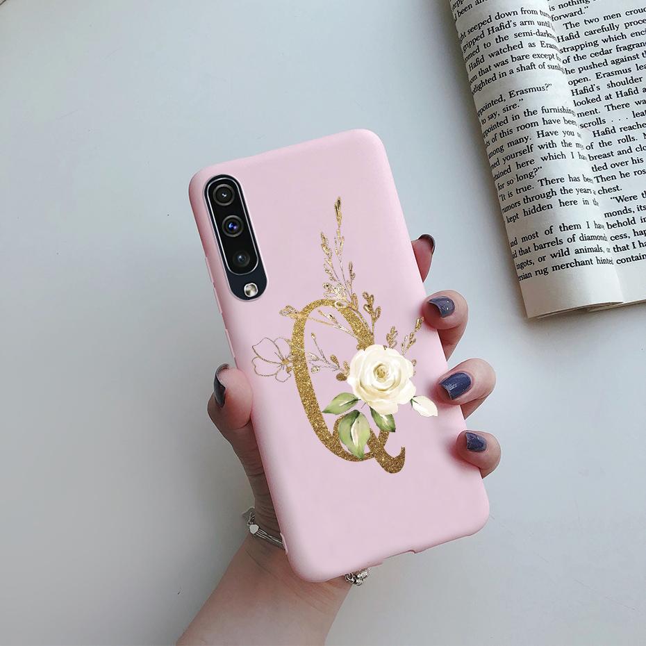 Case For Samsung Galaxy A50 A30 Case Silicone Cute Letters Soft Back Cover For Samsung Galaxy A30S A 30 50 A50S Case 2019 bumper