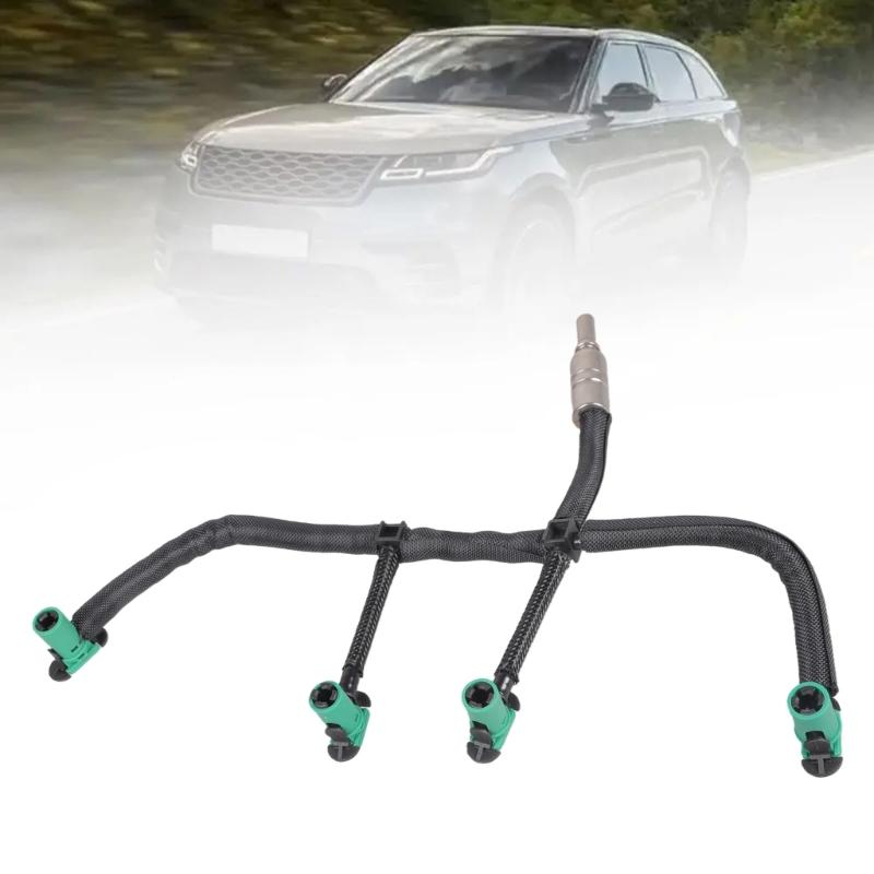 Car Fuel Injector Return Hose Pipe Injector Hose Leak Line For Select Model Replaces LR001327, LR051528, LR021915