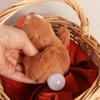 Rubber Hens Key Ring Cartoon Egg-laying Animal Key Holder Adorkable Plush Chicken Keychain  School