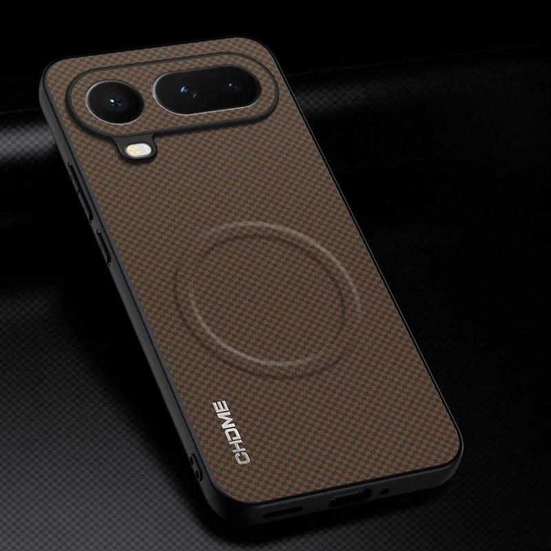 Magnetic Marking Pattern Leather Case for Honor Magic 8 Pro Air Lite 7 6 X70 X9d Ultra Thin for Magsafe Wireless Charging Cover