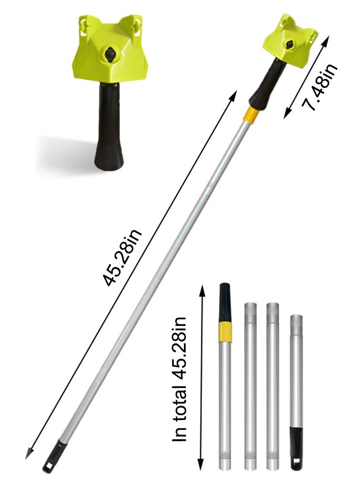 Drywall Corner Scraper Putty Finisher Stucco Shovel Spatula Spade Removable 360° Connecting Rod for Floor Wall Corner Paint Tool