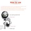 Manivela de Potência REX Design de Luxo com Rolamento de Esferas de Metal para Rotação Suave e Fácil Instalação de Manopla de Volante para Carros Kei. Caminhão, Carro, Spinner.