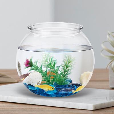 Clear Fish Tank Tree Bowl Vase Tabletop Aquarium