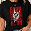 Born To Rock Shirt Vintage Rock and Roll T-Shirt Musikliebhaber Geschenk Konzert Shirt Rock Fan Geschenk Geburtstagsgeschenke Geschenke für Er