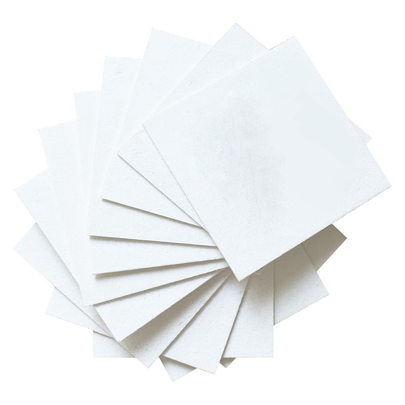 

Aug. Magic Foam Texture Paper - 4X4inch White Cellulose Cards, DIY Art Craft Supplies For Acrylics Painting, 10 Sheets білий
