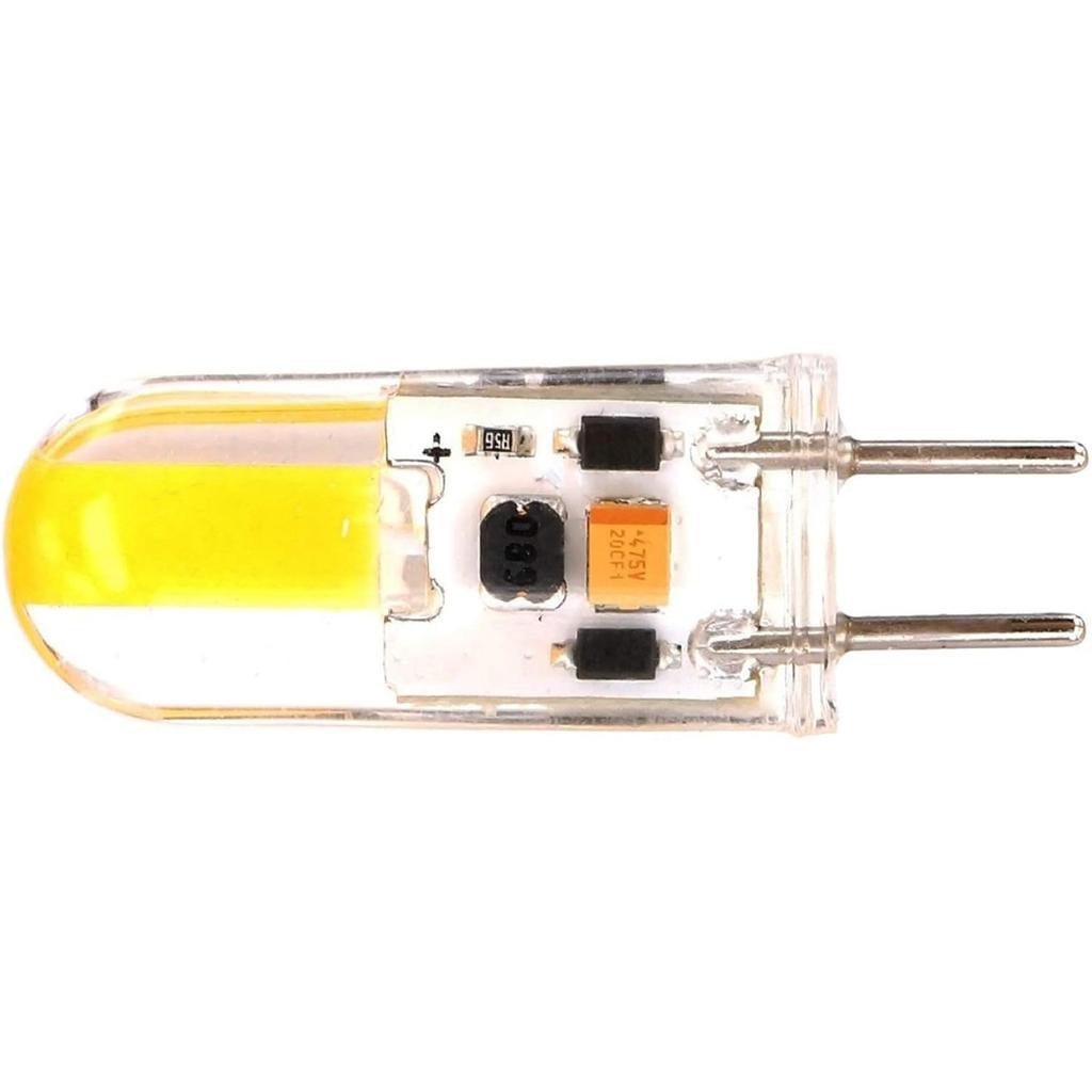 3W COB LED GY6.35 LED Bulbs,3W Bi-pin Base, AC/DC 12V Dimmable, G6.35/GY6.35 Base JCD LED Halogen Incandescent 20W Replacement Bulb 10-Pack (Color :