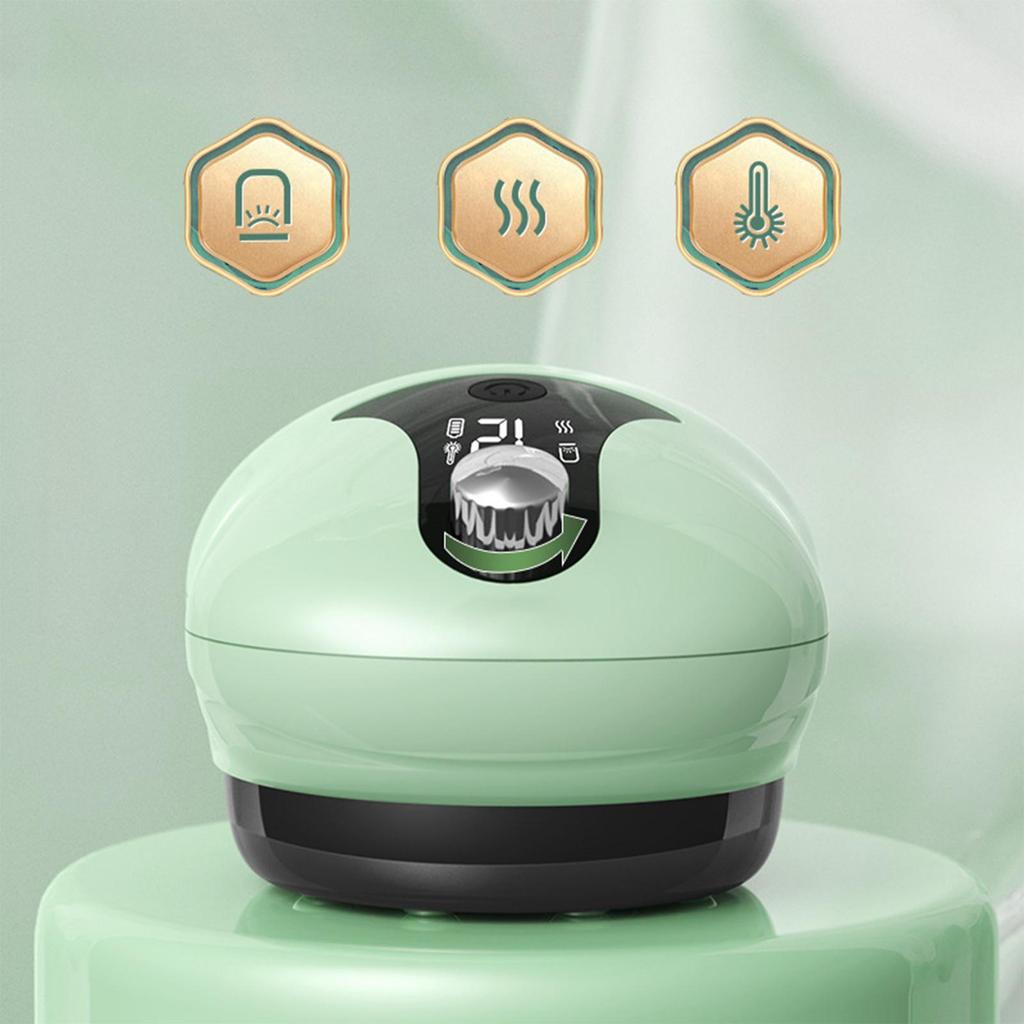 Smart Home Rechargeable Vacuum Cupping and Scraping Instrument Red Light Cupping and Suction Knob Adjustment Pressure Relief Electric Cupping Device