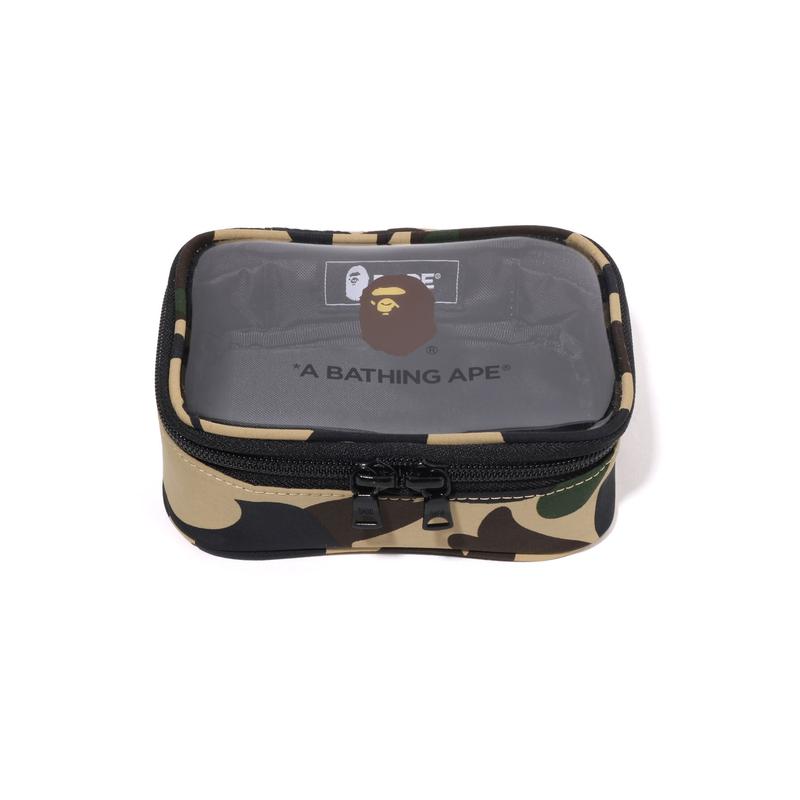 

A Bathing Ape Camouflage Pattern Fabric Travel Storage Bag Unisex Bags Yellow Green 0ZXBGM010901P Yellow