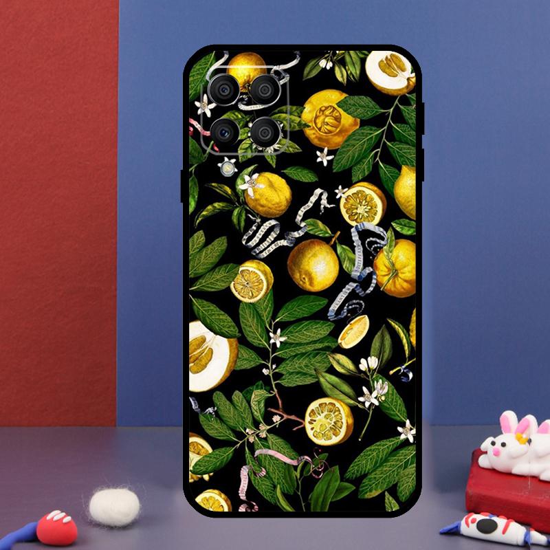 Tropikalny Letni Owoc Cytryna Dla Samsung Galaxy M33 M13 M23 M53 M15 M55 M31 M51 M14 M34 M54 M20 M30s M32 M52 Etui na Telefon
