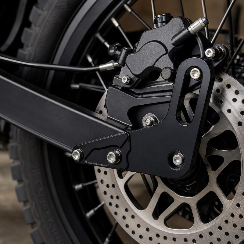 Aluminum Alloy Brake Caliper Adapter Bracket Easy Mounting Precision Fit for Off-Road Dirt Bike Brake Modification
