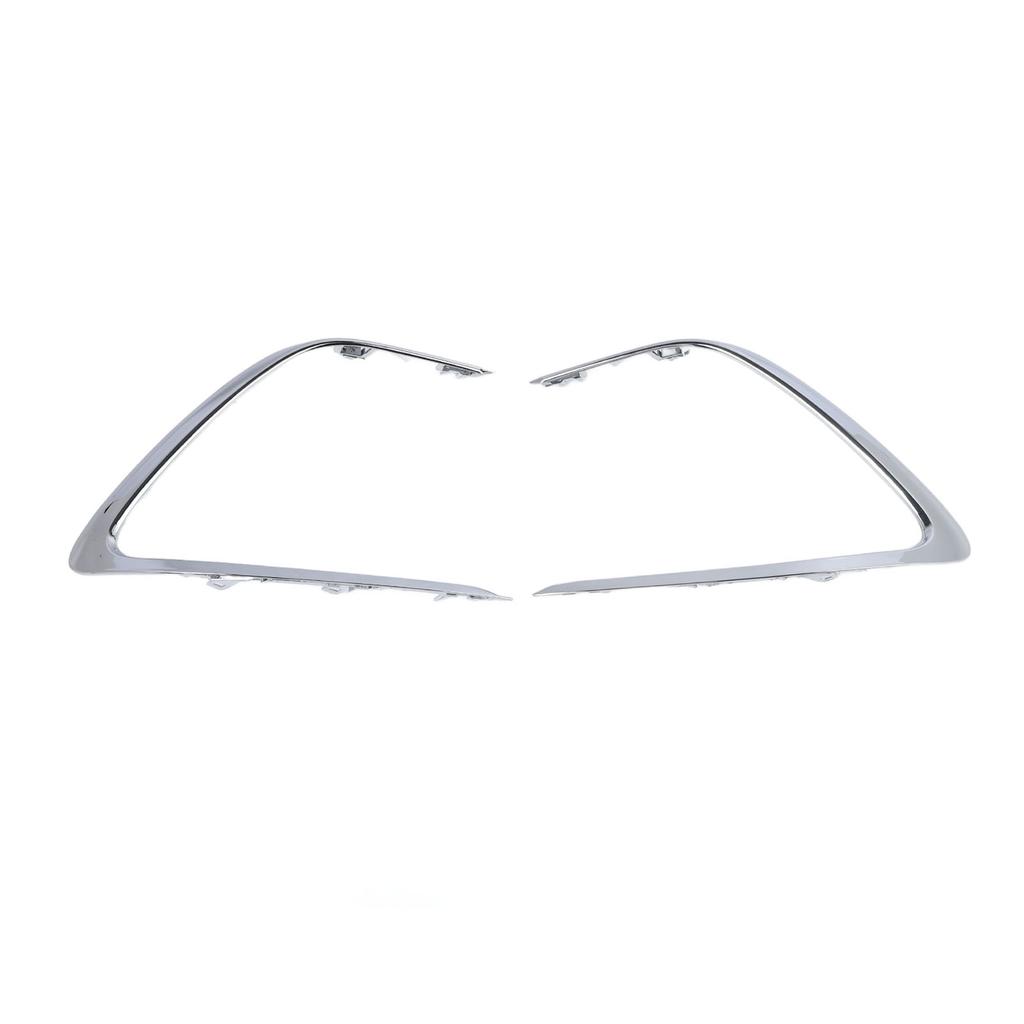 1 Pair Front Bumper Chrome Cover Trim Set TO1038244 Bumper Side Chrome Molding Trim Replacement for