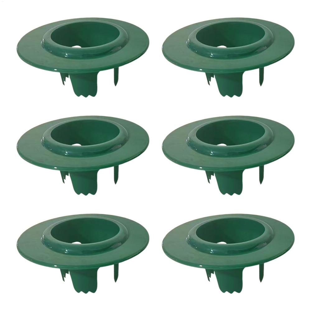 Sprinkler Head Protector 6pcs Adjustable Depth Irrigation Sprinkler Spray Guard for Lawn Yard Garden Backyard Porch Farm Country