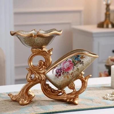 

European High Foot Wine Glass Holder, Household Wine Bottle Rack, Living Room Decorations, Luxury Wine Cabinet