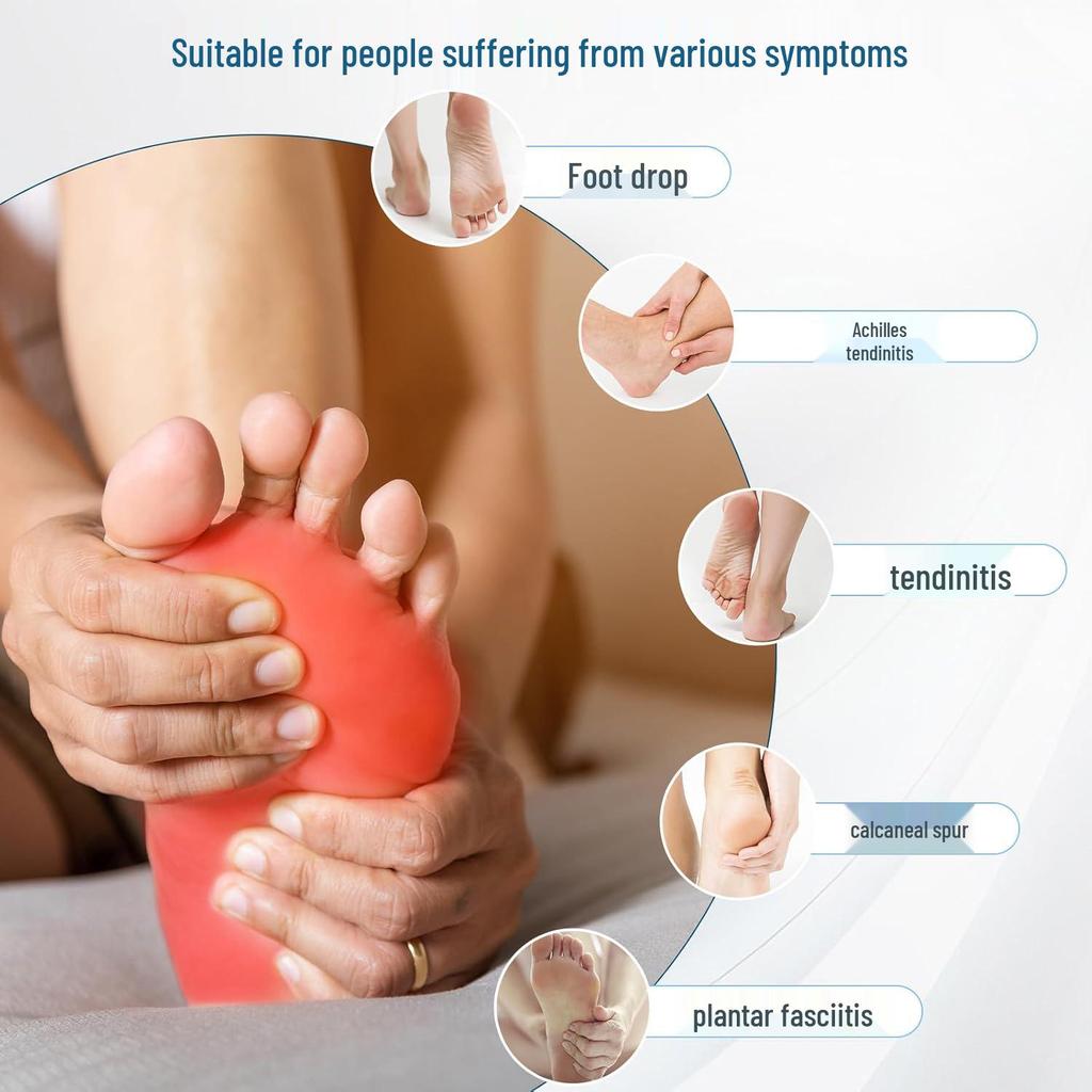 Adjustable Unisex Night Splint for Foot Drop and Ankle Support