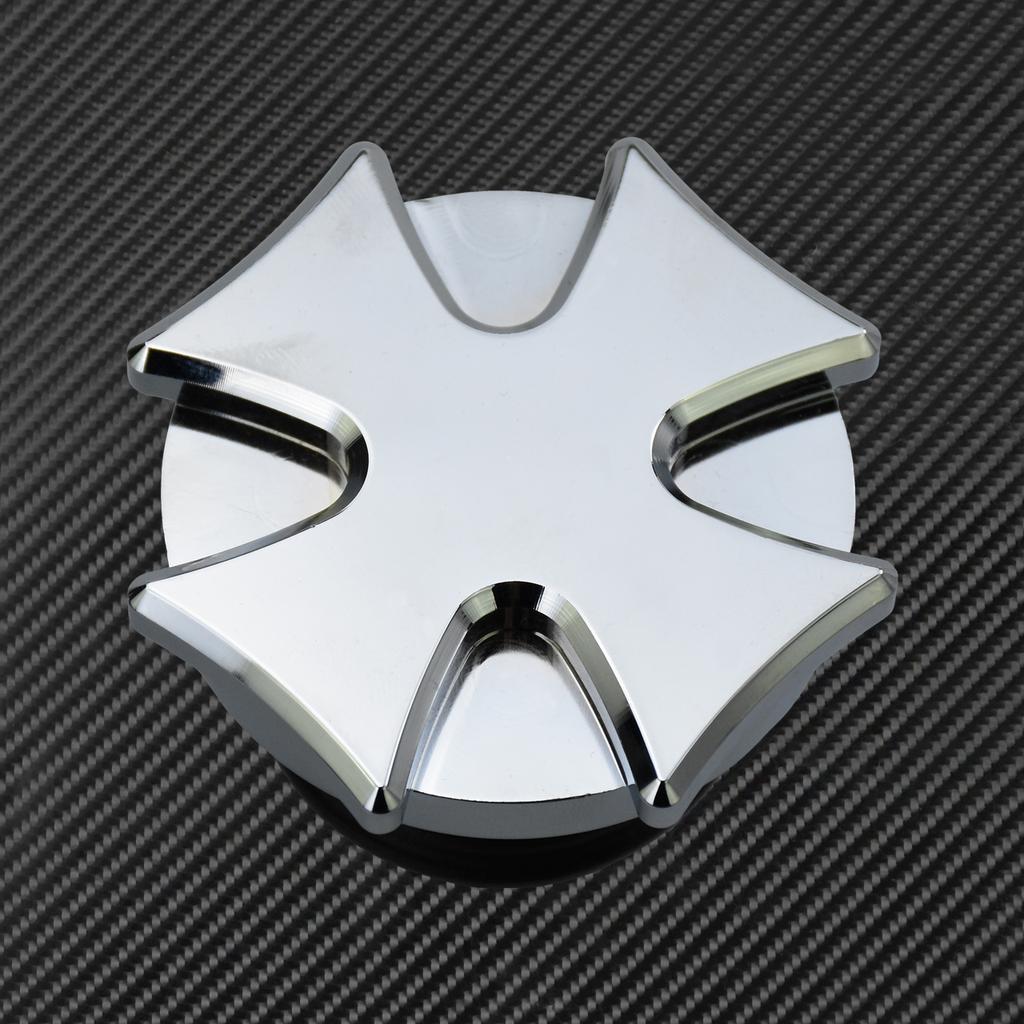 Motorcycle Crown Style Vented Fuel Tank Cap CNC Oil Cap Fuel Gas Tank Cover For Harley Sportster Dyna Softail Touring Road King