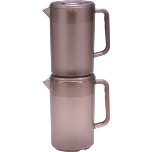 Shinki Gosei Tombow Water Bottle, 2.2L, Made in Japan, Brown, Aqua Pitcher, Professional Water Pitcher
