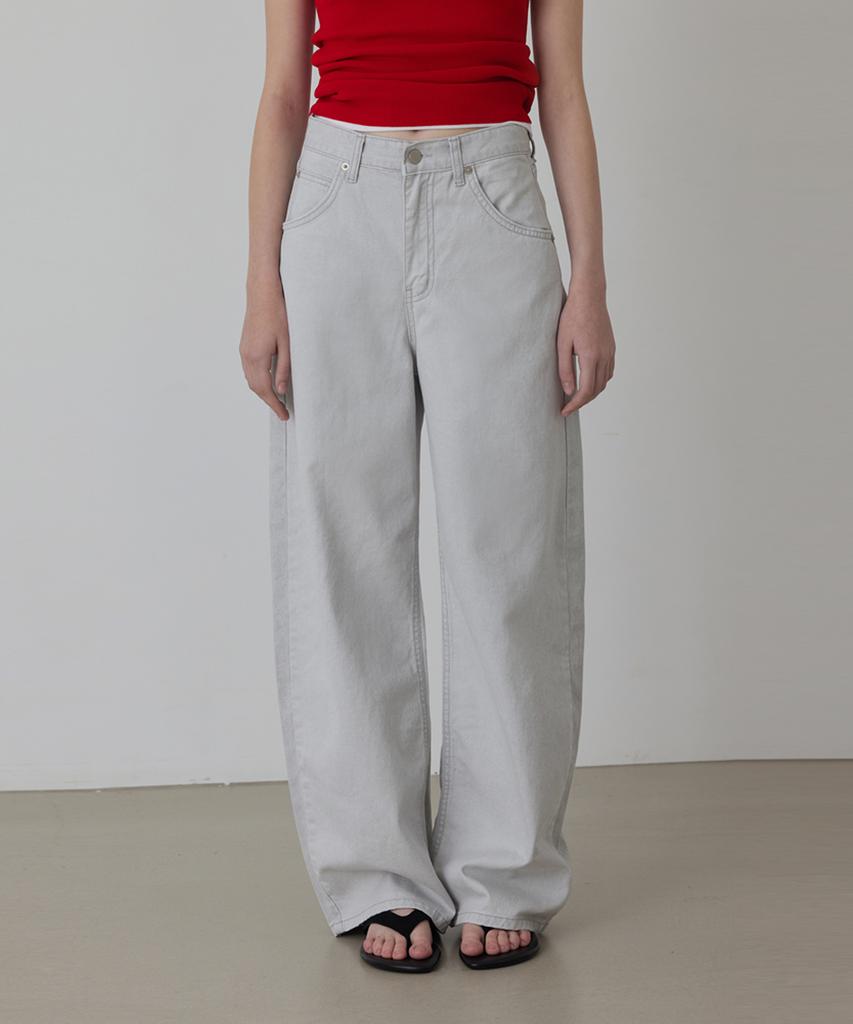 Kwinseulaebis Edit Curved Silhouette Denim Pants_Light Gray_3Colors