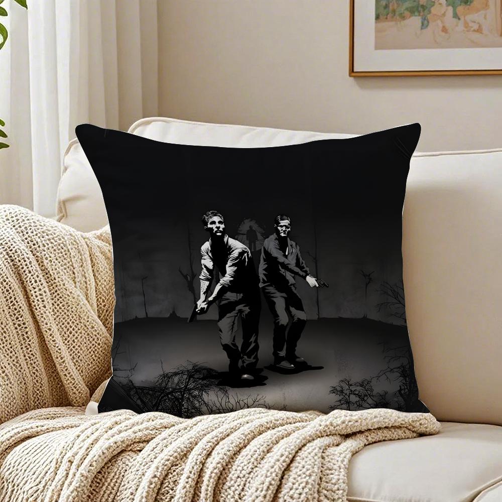 Movie Noir TTrue DDetective Cushion Cover Pillowcase Antidustmite Living Room Sofa Decor Cushion Room