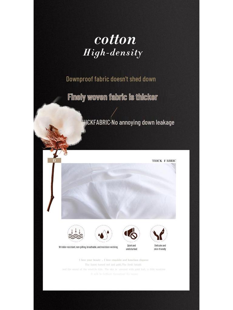 All-Cotton Cable Knit Goose Down Duvet - Thick, Warm Quilt for Autumn and Winter