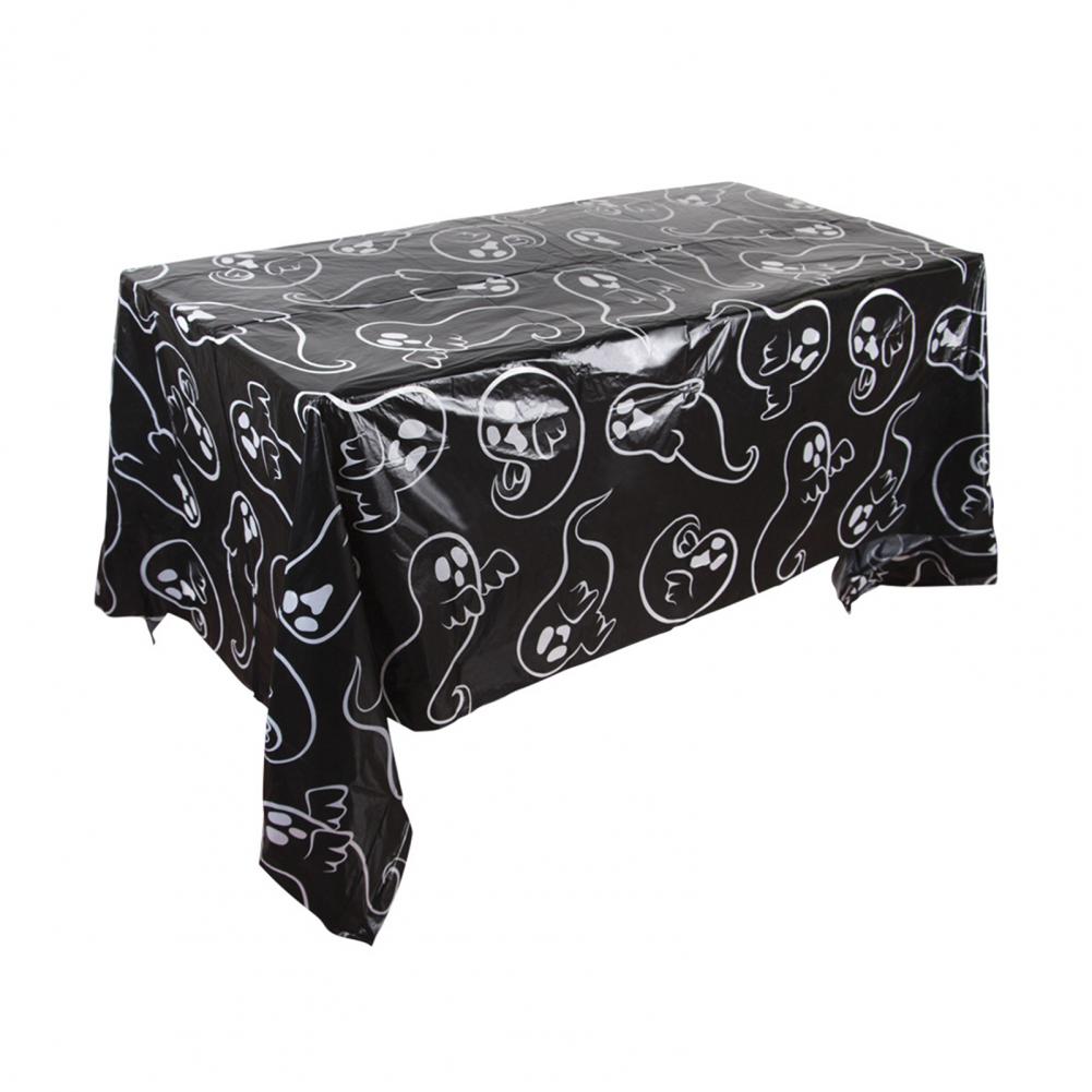 Christmas Halloween Plastic Tablecloth Rectangle Table Cloth Overlays Banquet Decor Home Dining Table Cover Tablecover 220x130cm