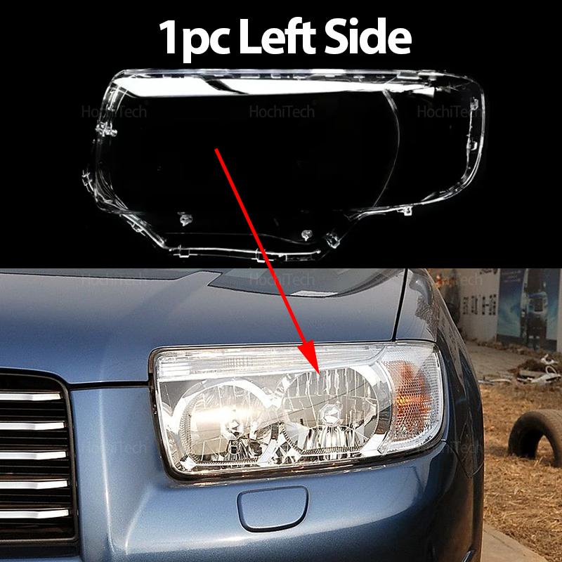

Для Subaru Forester SG Facelift 2006 2007 2008 Прозрачная крышка фары автомобиля Прозрачный абажур Оболочка колпака лампы