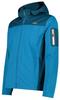 Куртка CMP Light Softshell Jacket with Detachable Hood (39A5027) Man Jacket Zip Hood (39A5027) reef-deep lake