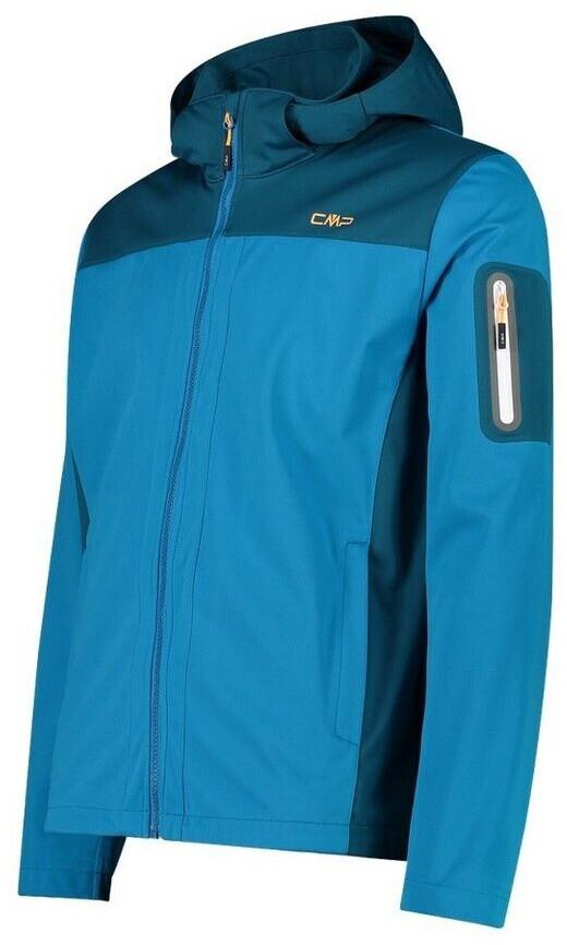 Куртка CMP Light Softshell Jacket with Detachable Hood (39A5027) Man Jacket Zip Hood (39A5027) reef-deep lake