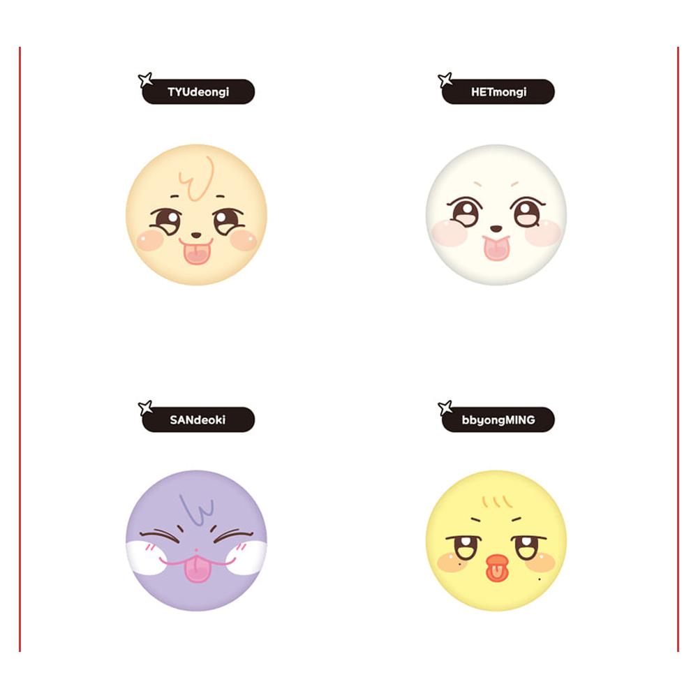 ATEEZ [ANITEEZ IN THE CALLING] Soft Pin Button