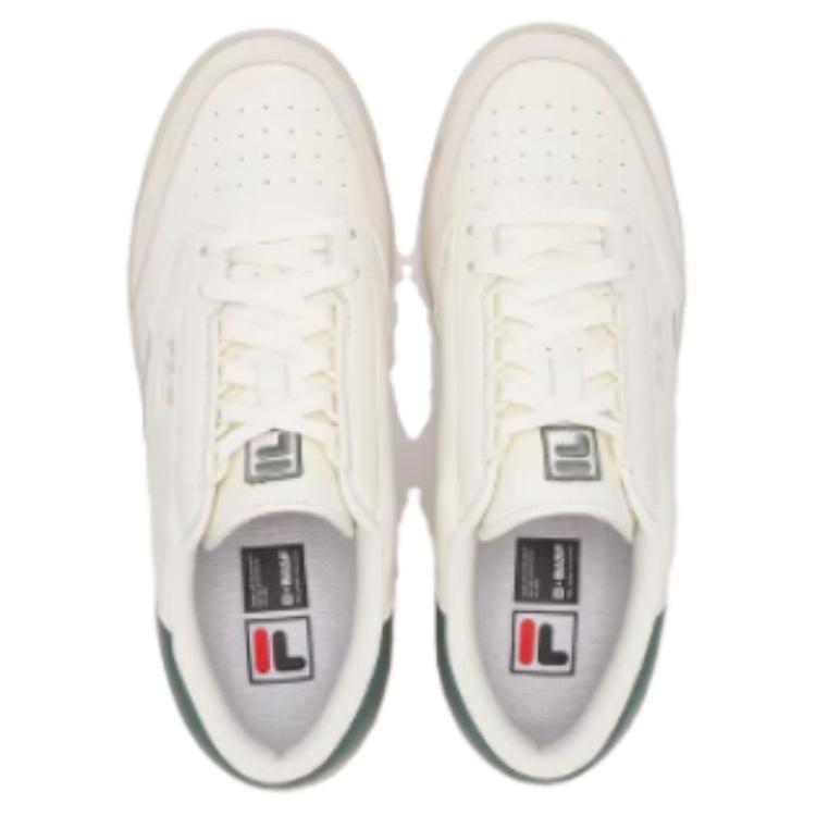 FILA FX-2 Trendy Fashion Low-Top Skate Shoes Men sneaker White Brown F12M511212FSW