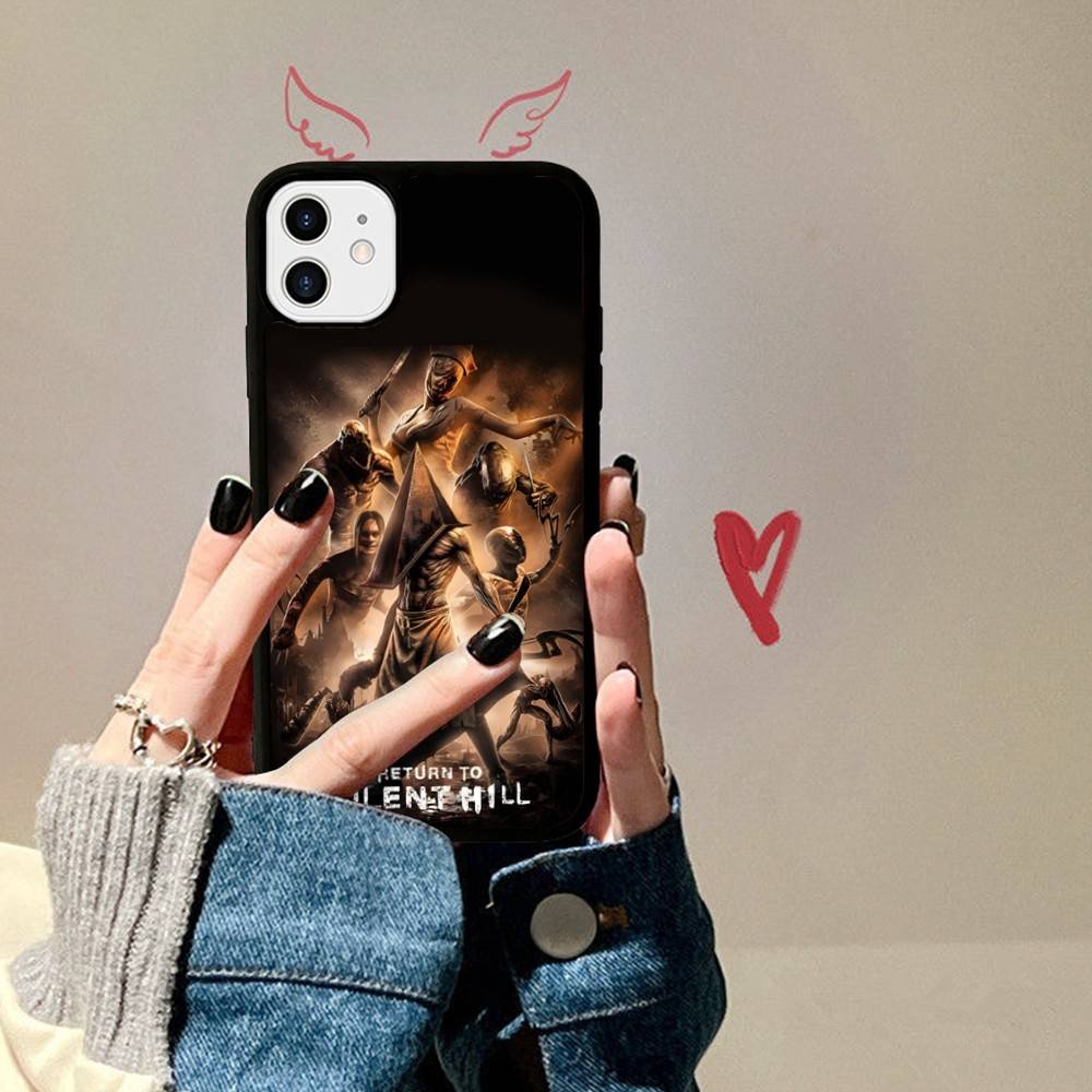 Horror Games S-Silent H-Hill PC+TPU Shockproof Protective Phone Case For IPhone17 14 15 16 Pro Max 13 12 11 17 Air
