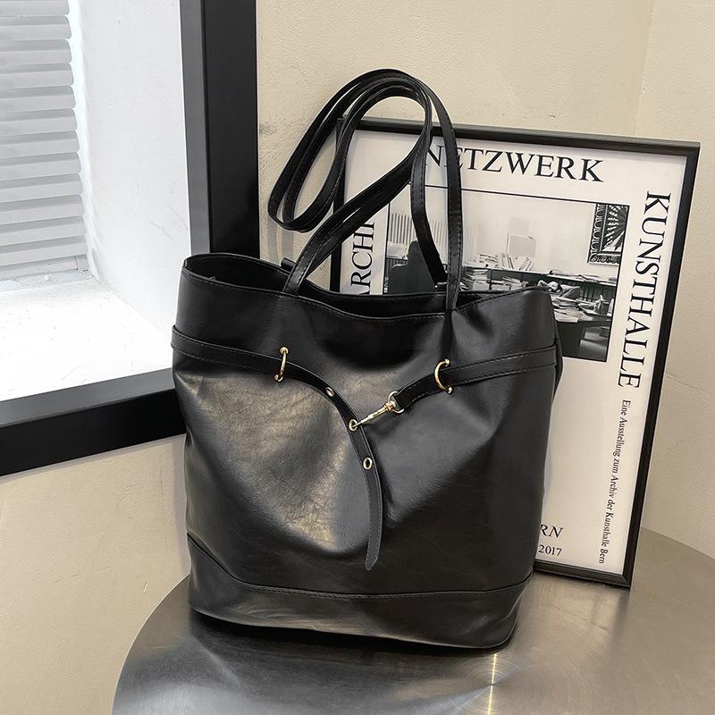 Retro Backpack 2025 New Trendy Fashion Women's Bag Korean Niche Tote Bag Versatile Large-capacity Shoulder Bag