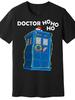 Doctor Hehe Funny Christmas Premium TShirt Mens Short Sleeve Print Series Black Casual Comfortable Cotton Shirt