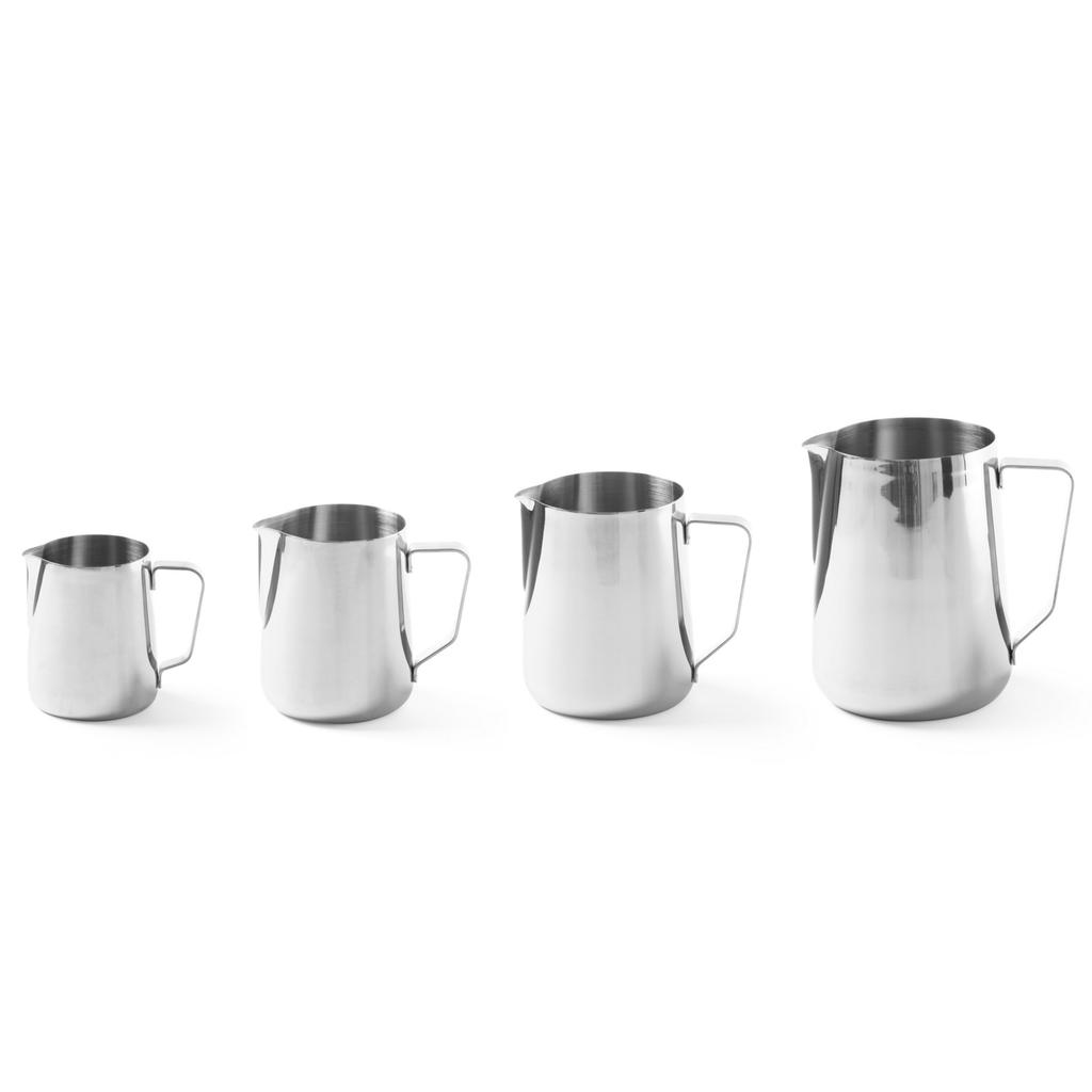 Stainless Steel Milk Frothing Pitcher For Cappuccino Coffee - Hendi 451519