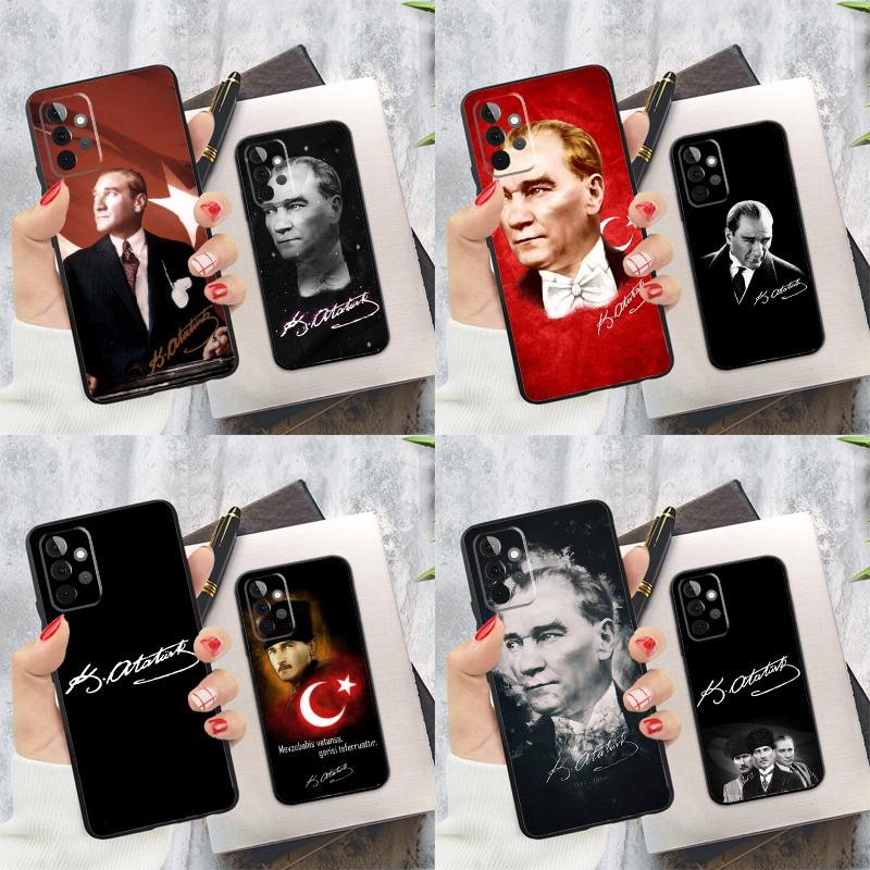 Mustafa Kemal Atatürk Signature Case For Samsung Galaxy A55 A35 A25 A15 A53 A33 A13 A51 A71 A12 A32 A52 A14 A34 A54 Cover