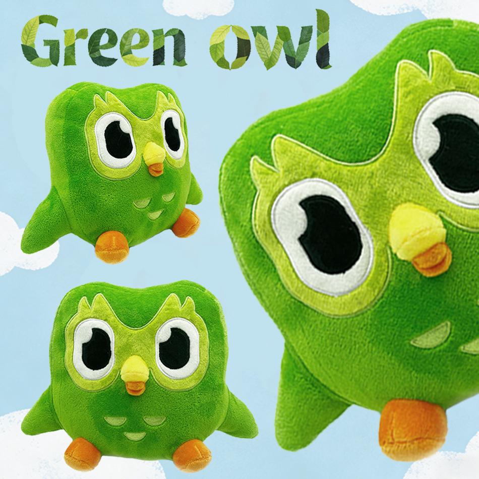 Discover Intime Unisex Kids Green 1-6Pcs Lovely Duo Plushie Of Duo The Owl Cartoon Anime Plush Toy Gentle Stuffed Animal Plushie Dolls Children Present
