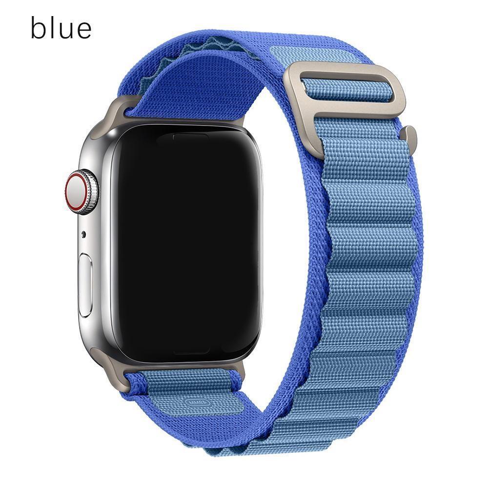 Alpine Loop Band for Apple Watch Ultra 2/Ultra 49mm 45mm 41mm 44mm 40mm 42mm Sport Nylon Outdool Breathable Strap for iWatch Series 9 8 7 SE 6 5 4 3