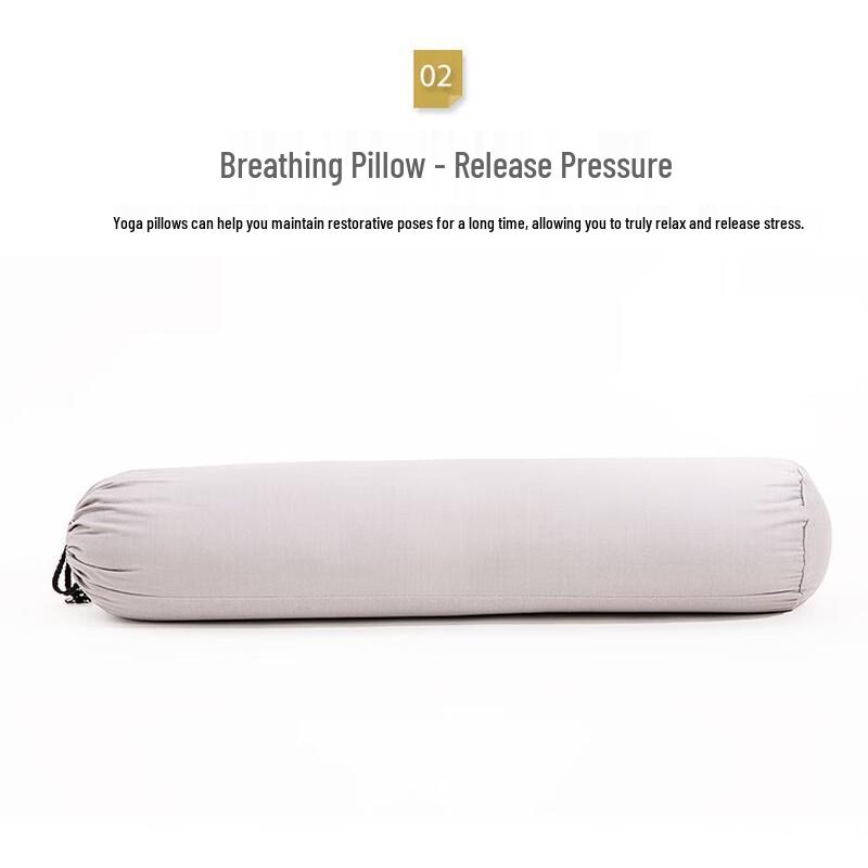 Natural Cotton Yoga Bolster Cushion