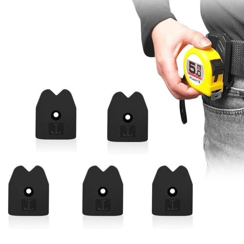 

Set of 5 Convex Holders, Scale Holders with M3 Screws, Tape Measure Metal Parts, Utility Ruler Fall Prevention Tool Bracket, Safety Holder, Male Self-