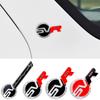 Metallic SV SVR Badge Sticker Car Front Grille Decorative Sticker