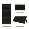 75W Bærbart solcellepanel med fast stativ Sammenleggbart solcellepanel dobbel USB Hurtiglading QC3.0 TYPE-C DC 3.0 for camping 18V solenergi generator strøm