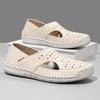 Summer Breathable Leather Women's Sandals Fashion Women Slippers Non-Slip Casual Women Roman Shoes Outdoor Beach Flat Sandals36-44